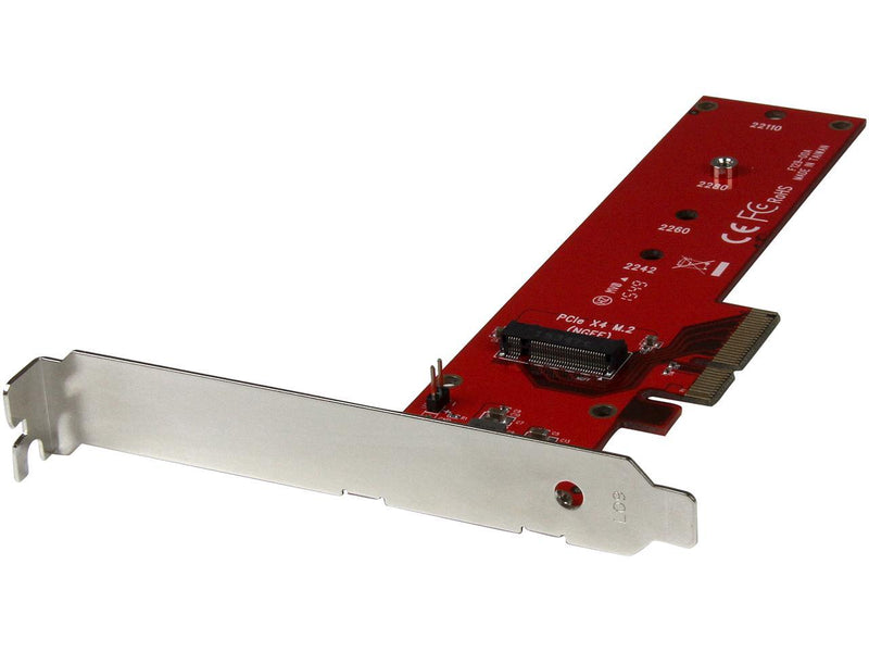 StarTech.com PEX4M2E1 M.2 Adapter - x4 PCIe 3.0 NVMe - Low Profile and