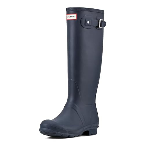 WFT1000RMA Hunter Women's Original Tall Rain Boot Navy Size 9 - Brand New