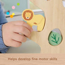 Fisher-Price Wood Stacking Toy Balance Tree, 10 Wooden Pieces - Brand New