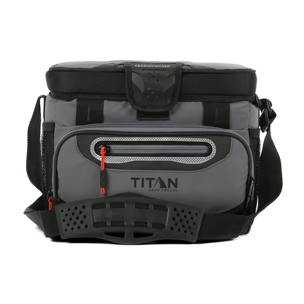 TITAN BY ARCTIC ZONE DEEP FREEZE ZIPPERLESS HARDBODY 8QT COOLER - Sharkskin Gray - Like New