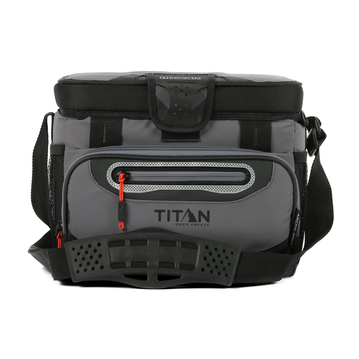 TITAN BY ARCTIC ZONE DEEP FREEZE ZIPPERLESS HARDBODY 8QT COOLER - Sharkskin Gray - Like New