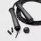 ALL IN MOTION 1.6" SEGMENTED JUMP ROPE, 9FT LENGTH - BLACK - Like New