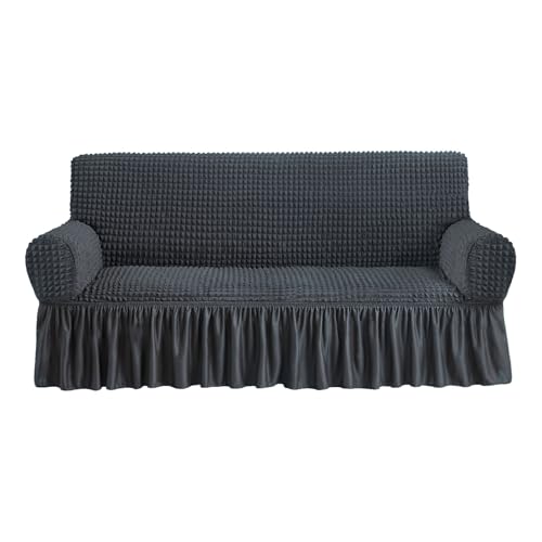 NICEEC Sofa Slipcovers Dark Grey Couch Covers Washable Stretch - Like New