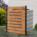 OUTDOORNESTHUB AIR CONDITIONER FENCE 1 PANEL, 38" W X 60" H METAL STAKES - Like New