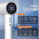 DRSPEE HIGH-SPEED IONIC HAIR DRYER WITH DIFFUSER 1600W LED DISPLAY HC03 - WHITE - Brand New
