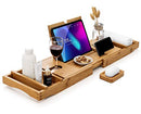 HBlife Bamboo Bathtub Caddy Tray Durable, Non-Slip, One or Two Person B07GR124XB - Brand New