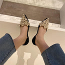 ISKADO HEELS WOMEN NEW CROWN PEARL SOFT FLATS  SHOES - SIZE: WOMEN 10 - BLACK - Like New