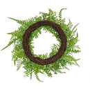 National Tree Company Artificial Spring Wreath, Woven Branch Base, 26 Inches - Like New