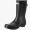 WFS1000RMA HUNTER Women's Original Short Rain Boot Black Matte 7 Like New