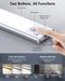 VERRON 14IN UNDER CABINET LIGHTING 3200MAH BATTERY POWERED CLOSET LIGHTS 3-PACK - Like New