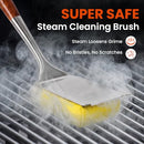 PKHARMONICA GRILL BRUSH, SAFE STEAM GRILL CLEANER For Porcelain/Cast Iron - Like New