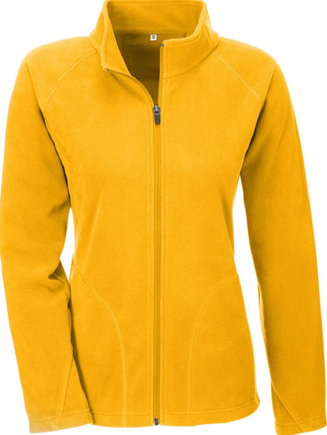 TT90W Team 365 Ladies' Campus Microfleece Jacket Sport Athletic Gold S Like New