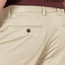 AMAZON ESSENTIALS MENS SLIM-FIT WRINKLE-RESISTANT PANT SIZE 35X32 KHAKI BEIGE - Like New