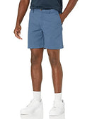 AMAZON ESSENTIALS MEN'S SLIM-FIT 7" CHINO SHORT - SIZE: MEN 32 - DEEP BLUE - Brand New