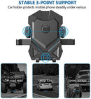 MANORD PHONE HOLDER FOR CAR UNIVERSAL LONG NECK CAR MOUNT HOLDER MJCB - BLACK - Like New