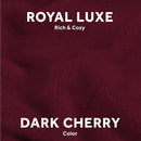 SUNBEAM ELECTRIC ROYAL LUXE MICROPLUSH HEATED BLANKET QUEEN - DARK CHERRY - Like New