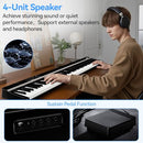 TERRENCE PORTABLE PIANO KEYBOARD 88 KEYS: TERENCE FOLDING - EBONY - Like New