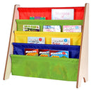 Naomi Home Kids Toy Sling Book Rack - Primary Colors/Natural - Brand New
