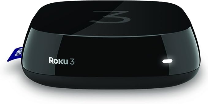 Roku 3 Streaming Player with Voice Search 4230R - Black - Like New