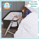 DREAM ON ME SKYLAR BASSINET AND BESIDE SLEEPER IN BLACK - BLACK - Like New