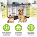 NFPSHOP 36 inch Large Dog Cage - Double Door with Handles B0D5XJVXH8 - Black - Brand New