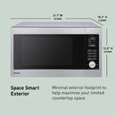 PANASONIC 1.3 CU. FT. HOMEMADE COUNTERTOP MICROWAVE - NN-CD65NS - Scratch & Dent
