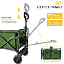 SAILARY COLLAPSIBLE WAGON WITH QUIET WHEELS, VS23FW03-03GN - GREEN - Like New