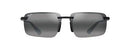 Maui Jim Men's & Women's Laulima Polarized Rectangle Sunglasses MJ626-02 - Like New
