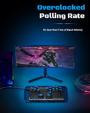 SEHAWEI HAUTE42 16KEY ALL-BUTTON ARCADE CONTROLLER GAMERFINGER - BLACK - Like New