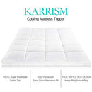 KARRISM Extra Thick Mattress Topper, cooling mattress pad Cover Topper - Brand New