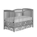 Dream On Me Chelsea 5-in-1 Convertible Crib in Steel Grey - Like New