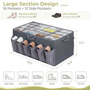 STORAGEIDEAS EXTRA LARGE FABRIC SHOE ORGANIZER FOR CLOSET FITS UP TO 28 PAIRS - Like New