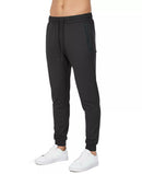 BLU ROCK MEN'S SLIM-FIT TECH JOGGERS ZIPPER POCKETS SWEATPANTS- SIZE: XL - BLACK - Brand New