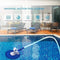 PAXCESS Suction Side Pool Cleaner Vacuum Climb 16pcs 24in Hoses - White/Blue - Like New