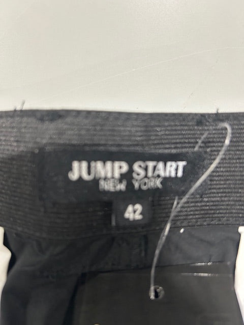 JUMP START NEW YORK BLACK SIZE 42 SHORTS WITH CARGO POCKETS - SIZE 42 - BLACK - Brand New
