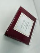 MILANO COLLECTION TWIN SHEET SET 1000 THREAD COUNT COTTON 3 PIECE - BURGUNDY - Like New