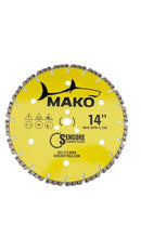 Sencore 14" Mako Diamond Blade B0DR9LVN2J - White - Brand New
