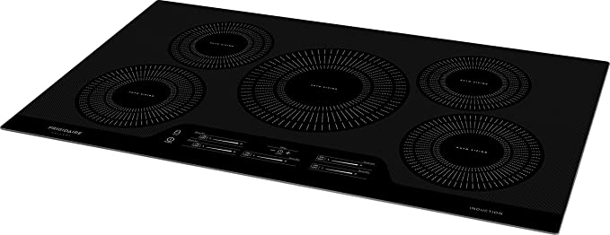 FRIGIDAIRE Gallery 36" Electric Cooktop Built-in 5-Burner FGIC3666TB - Black Like New