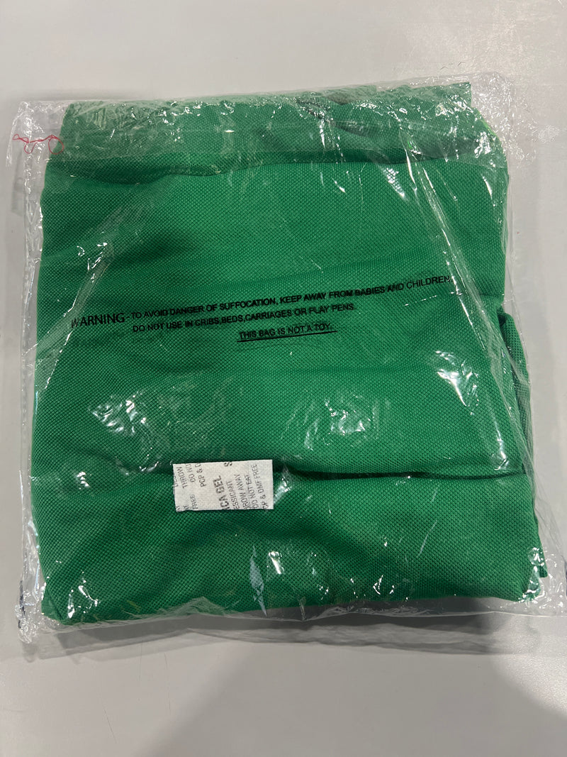 TIGER WOLF 3 BUTTON POLO SHIRT - SIZE: MEN XL - GREEN/BLACK - Like New