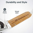 Schwinn Shuffle Kick Scooter Big 26" Air Fill 20" Beach Cruiser - White - Like New