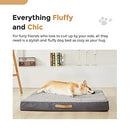 YANXUAN Dog Mat Memory Foam Chic Cat Bed, Double-Sided, Khaki, Jumbo - Like New