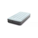 INDEX MID RISE 12" AIR MATTRESS WITH INTERNAL USB PUMP - TWIN - LIGHTBLUE/GRAY - Like New