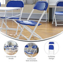 Flash Furniture Kids Blue Plastic Folding Chair - Like New