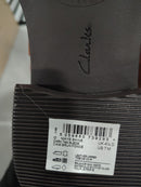 CLARKS WOMEN'S MAYE SHINE RIDING BOOTS - SIZE: WOMEN 7 - DARK TAN SUEDE - Like New