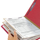 SMEAD Safeshield Classification Folder 2 Div 10/BX Letter 14031 - Red - Brand New
