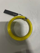 MARC BY MARC JACOBS YELLOW SLINKY WRIST BRACELET WITH SILVER JEWELS - YELLOW - Brand New