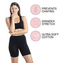 EMPRELLA EMPRELLA 3 PACK SLIP SHORTS WOMEN DRESS COTTON 4X - BLACK - Like New