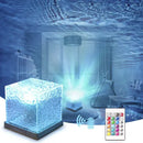 HAKOL 16-COLOR OCEAN WAVE PROJECTOR LIGHT - SQUARE/CUBE - CLEAR/MULTI - Like New