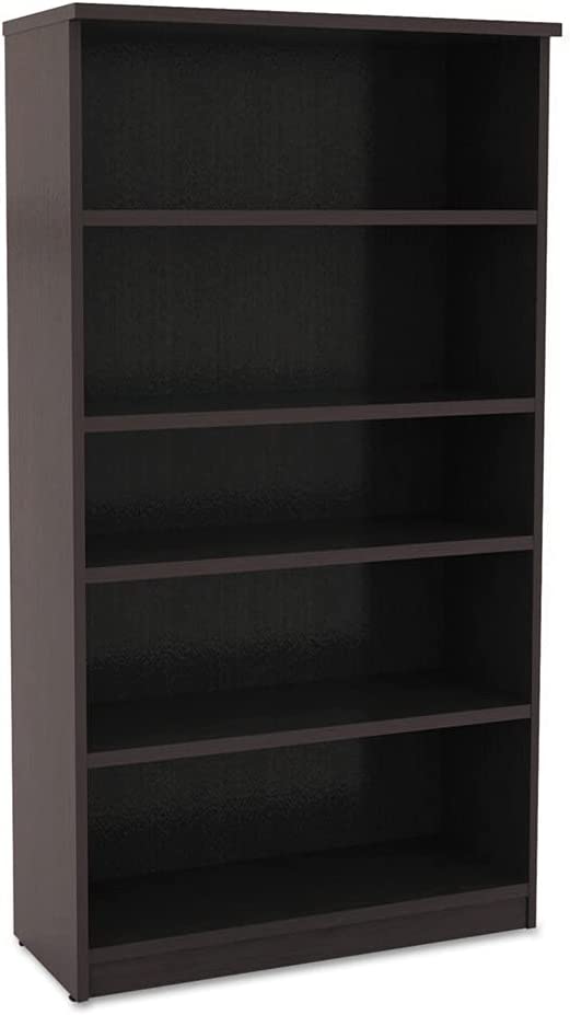 Alera ALEVA636632ES Valencia Series 31 Five-Shelf Bookcase - Espresso Like New