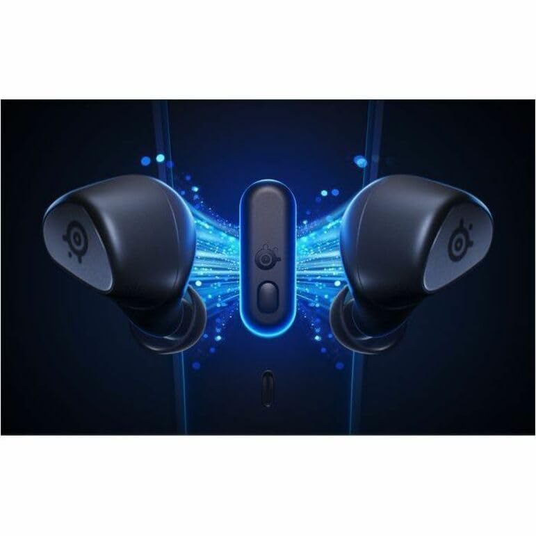 ARCTIS GAMEBUDS 2.4GHZ BLUETOOTH 5.3 EARBUDS HS35TX - BLACK - Brand New